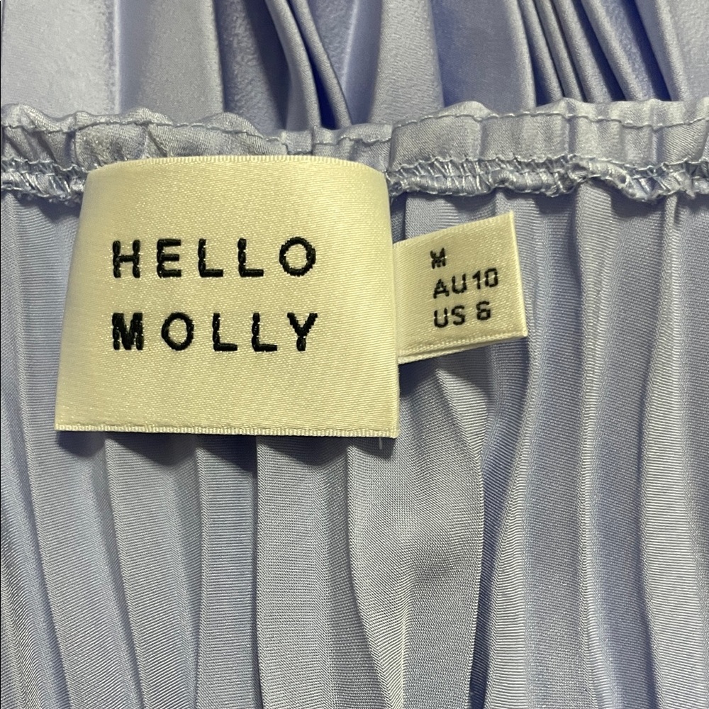 Hello Molly Lavender Pleated Maxi Dress - Picture 5 of 6